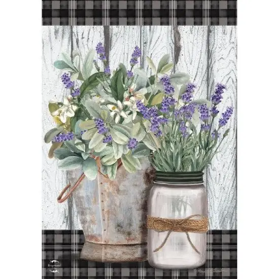 Briarwood Lane Garden Flag 18x12.5 For Outdoor Farmhouse Flowers Spring Garden Flag Flag For Spring Garden Flag Flags For Outside image {2}