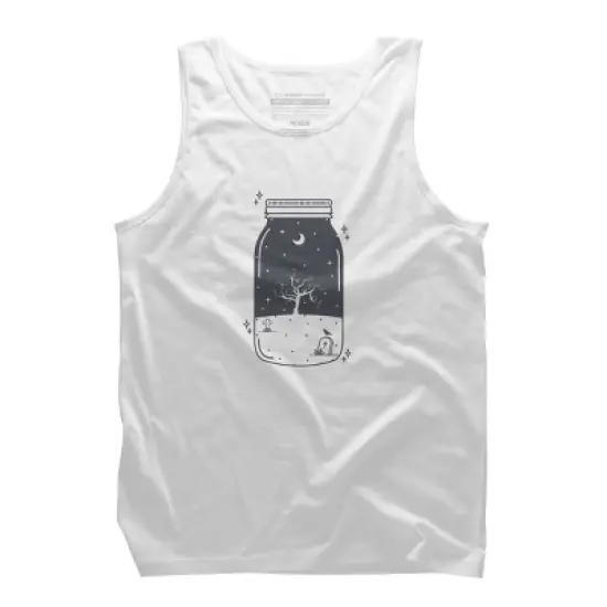 Men's Design By Humans Halloween in a jar By roc21 Tank Top image {2}