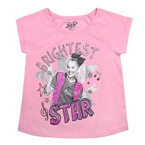 Nickelodeon Girl's 3-Pack Jojo Siwa Brightest Star Sparkly Graphic Tees For Toddlers image {2}