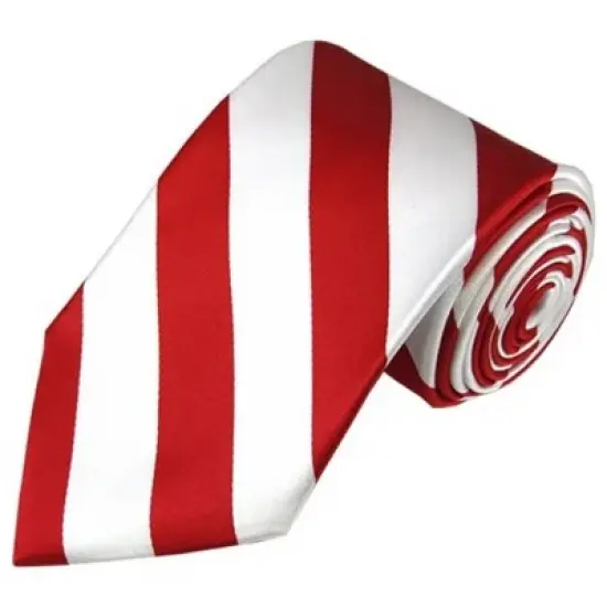 Men's 3.25 W And 58 L Inch With 0.75 Inch Stripe Width College Stripe Woven Necktie image {3}