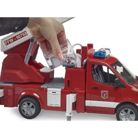 Bruder MB Sprinter Fire Engine w Ladder Water Pump & L/Smodule image {1}