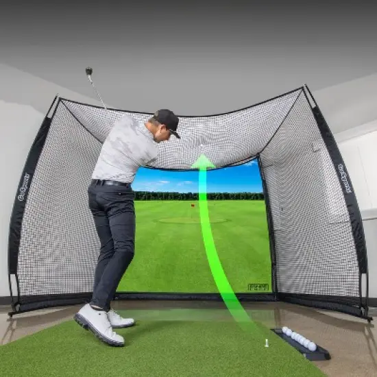 GoSports Range Cage Golf Practice Hitting Net image {4}