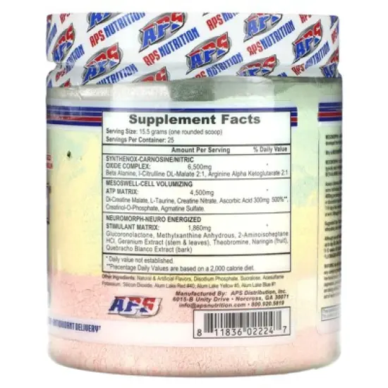 APS Mesomorph, Tutti Fruit, 13.68 oz (388 g) image {1}