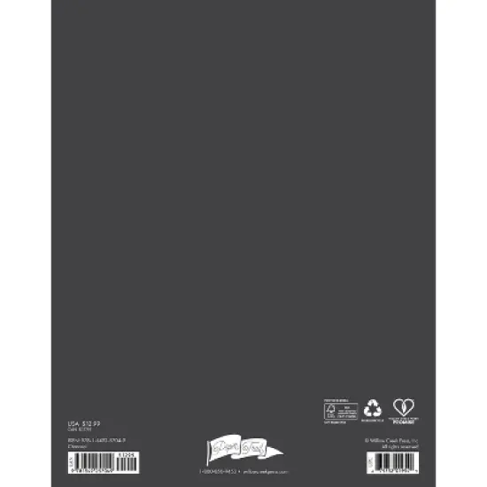 Willow Creek Press 7.5"x9.5" 2026 Charcoal Booklet Monthly Planner image {1}