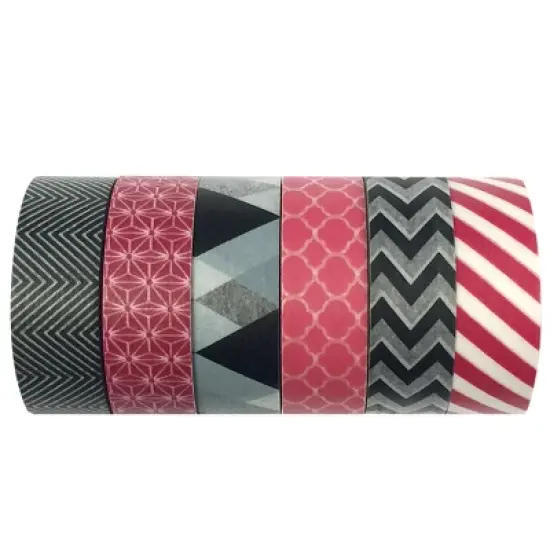 Wrapables Washi Masking Tape Collection, Premium Value Pack image {60}