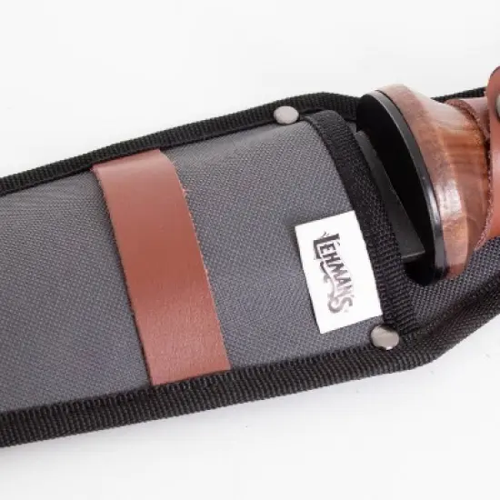 Lehman's Hori Hori Garden Knife, Durable Double Edge, Hardened Steel with Wooden Handle, Hand Weeding and Digging Tool with Sheath image {4}