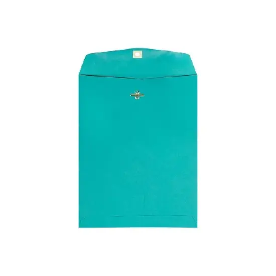 JAM Paper Open End Clasp Catalog Envelope 9" x 12" Sea Blue 100/Box (900906997) image {4}