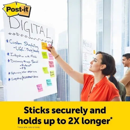 Post-it Super Sticky Self Stick Table Top Pad 20" x 23" 20 Sheets/Pad 563 image {3}