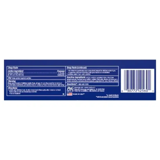 Crest 3D White Advanced Charcoal Teeth Whitening Toothpaste image {9}