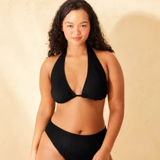 Women's Pucker Textured Multiway Triangle Bikini Top - Wild Fable&trade; image {8}