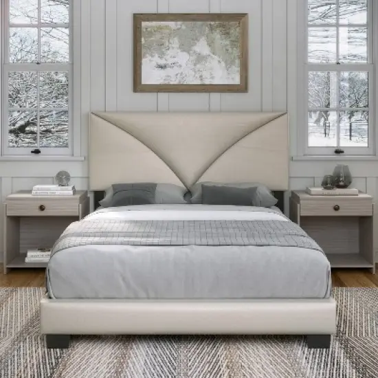 Cornerstone Faux Leather Upholstered Bed Frame - Boyd Sleep Eco Dream image {6}