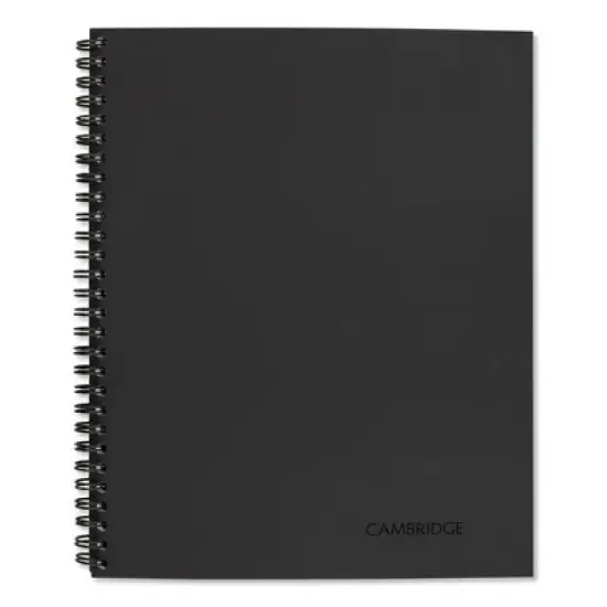 Cambridge Wirebound Guided Action Planner Notebook, 1-Subject, Project-Management Format, Dark Gray Cover, (80) 11 x 8.5 Sheets image {5}