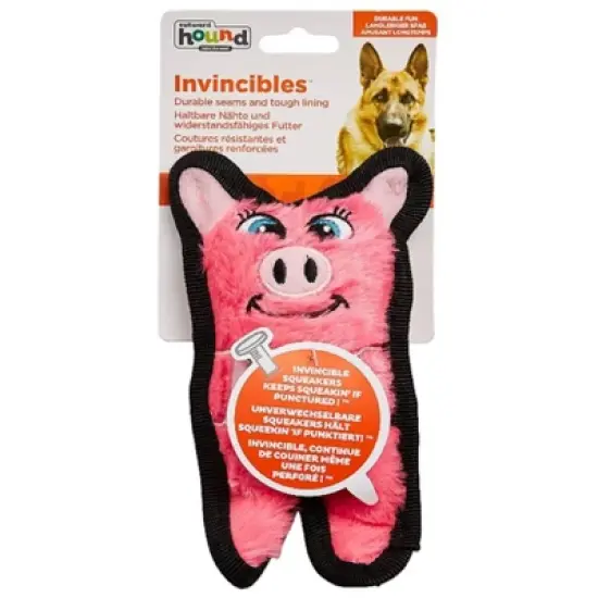 Outward Hound Invincibles Minis Pig Dog Toy image {2}