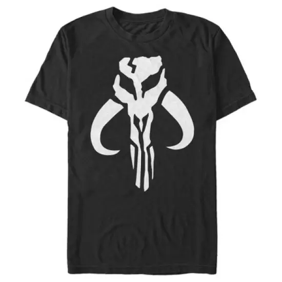 Men's Star Wars Mandalorian Skull Logo T-Shirt image {4}