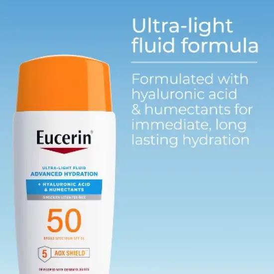 Eucerin Sun Advanced Hydration Face Lotion - SPF 50 - 1.7 fl oz image {3}