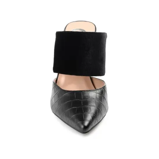 Journee Collection Womens Sutonn Mules High Stiletto Pointed Toe Pumps image {5}