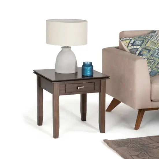 Stratford Solid Wood End Table  - Wyndenhall image {1}