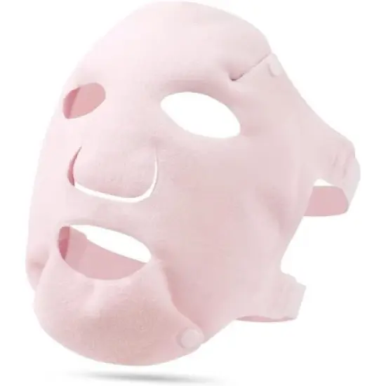 FOMI Hot Cold Gel Face Contoured Ice Mask | Pink image {5}