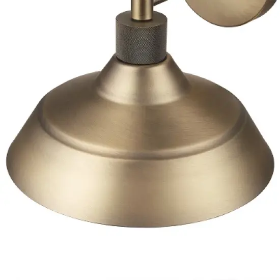 Globe Electric Sutton Matte Brass Outdoor Indoor Textured Wall Sconce image {2}