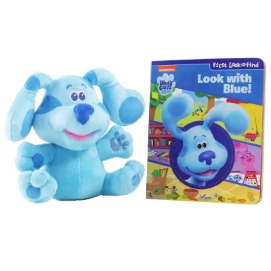 Nickelodeon Blue's Clues & You!: Look with Blue! First Look and Find Gift Set Book and Blue Plush - by  Pi Kids (Mixed Media Product) image {1}