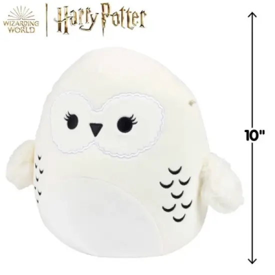 Squishmallows Original Harry Potter 10-Inch Hedwig Plush - Medium-Sized Ultrasoft Official Jazwares Plush - for Kids, Girls & Boys image {1}