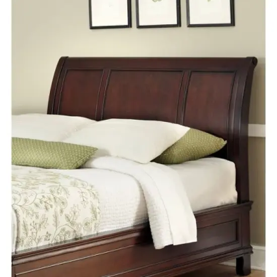 Lafayette Sleigh Headboard Cherry (King) - Home Styles image {1}