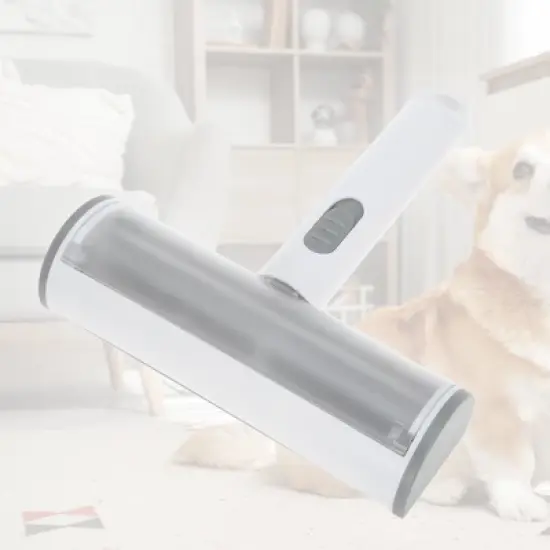 Unique Bargains Lint Roller for Pet Hair Light Gray 1 Pc image {4}