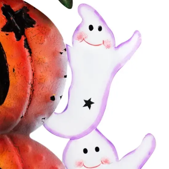 Northlight Stacked Pumpkins "Boo" Halloween Decoration - 33" image {7}
