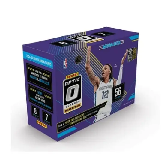 2024-25 Panini NBA Optic Donruss Basketball Trading Card Mega Box image {1}
