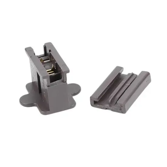 Novelty Lights Brown Snap-On Vampire Plug SPT-1 for C9/C7 Socket or Zip Cord Wire image {2}