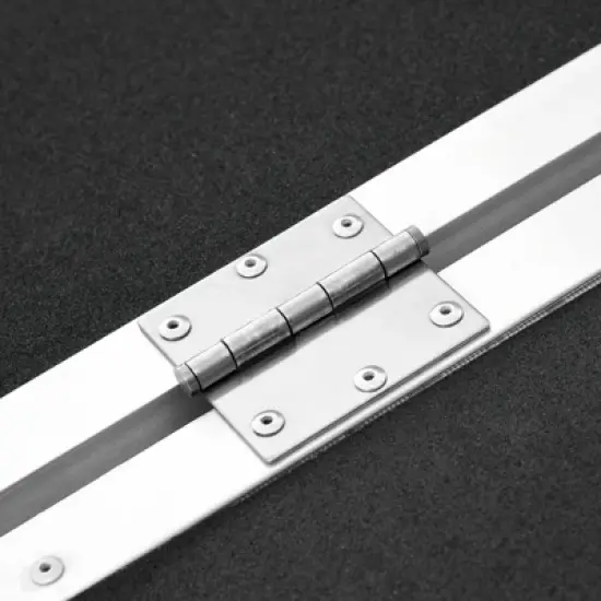 HOMCOM Aluminum Portable Skidproof PVC Folding Wheelchair Ramp, 3' image {7}