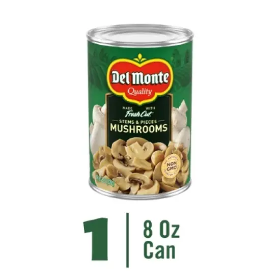 Del Monte Mushroom Stems & Pieces - 8oz image {1}