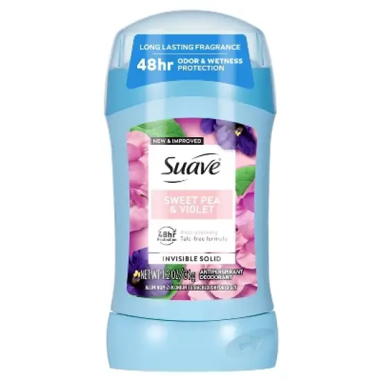 Suave Sweet 48-Hour Antiperspirant & Deodorant Stick - Pea & Violet - 1.2 fl oz image {9}