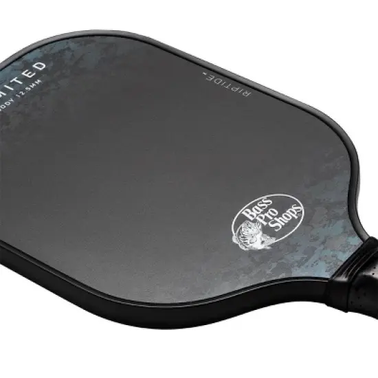 PBPRO 16'' Riptide Camo Carbon Fiber Paddle Wide Body Pickleball Paddle - Black image {4}