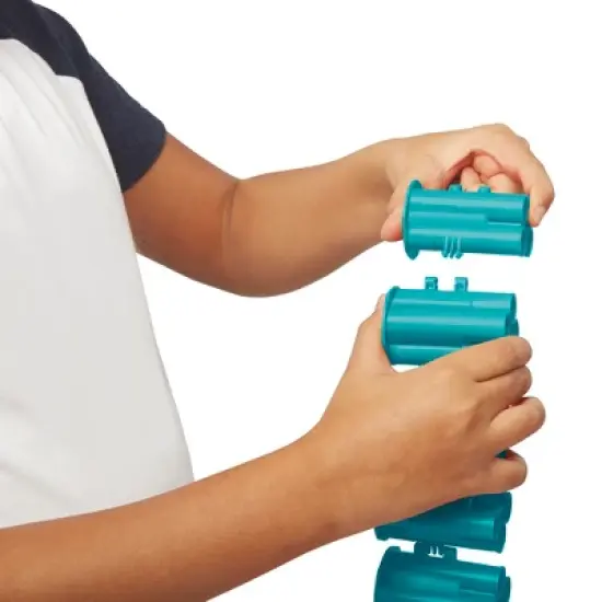 Air Warriors: Tetrashot Green & White Dart Blaster with 98 Accu-Blast Darts & Dart Belt, Ages 6+ image {7}