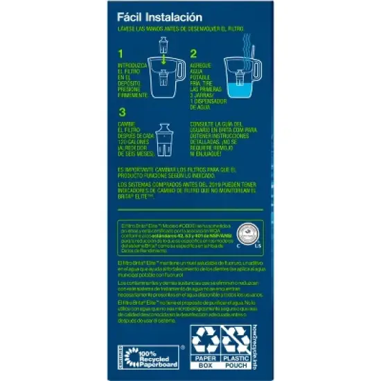 Brita 2ct Elite Replacement Water Filter for Pitchers and Dispensers image {6}