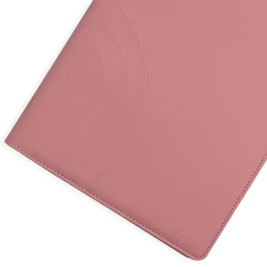 Altitude Padfolio&nbsp;8.5"x10.5" Vegan Leather Mauve Pink Debossed Arch image {6}