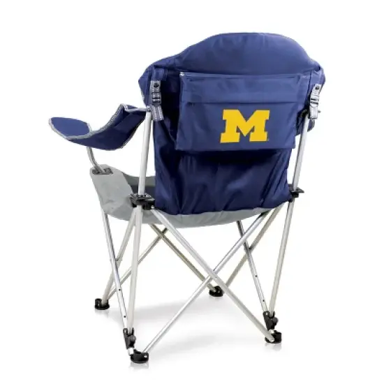 NCAA Michigan Wolverines Reclining Camp Chair with Head Support image {4}