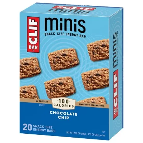 CLIF Bar Chocolate Chip Energy Bar Minis - 20ct image {3}