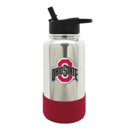 NCAA Ohio State Buckeyes 32oz Chrome Thirst Hydration Water Bottle image {1}
