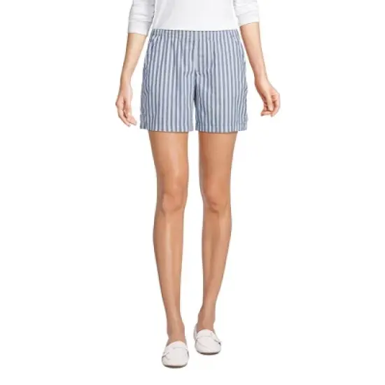 Lands' End Women's Pull On 7" Knockabout Chino Shorts image {9}