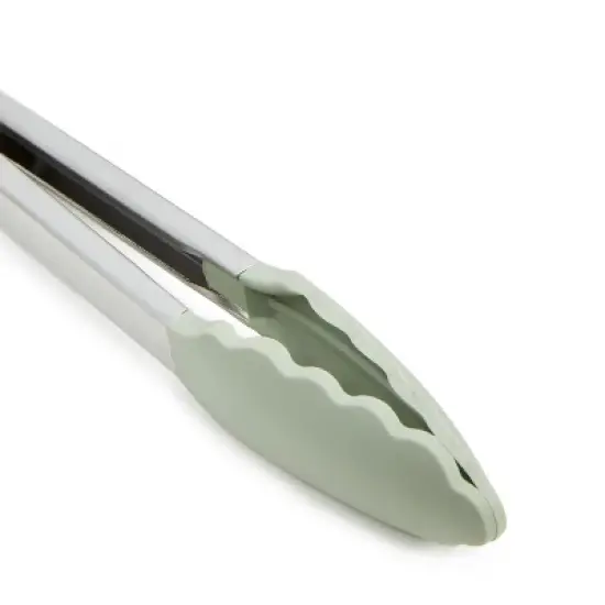 BergHOFF Balance Silicone Serving Tongs, Recycled Material, Sage image {5}