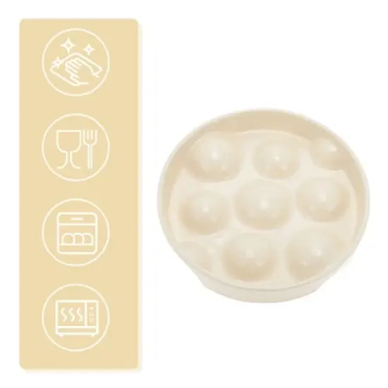 Unique Bargains Ceramic Slow Feeder Dog Bowls 1 Pc image {2}