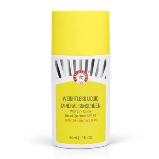 FIRST AID BEAUTY Weightless Liquid Mineral Face Sunscreen with Zinc Oxide - SPF 30 - Ulta Beauty image {9}