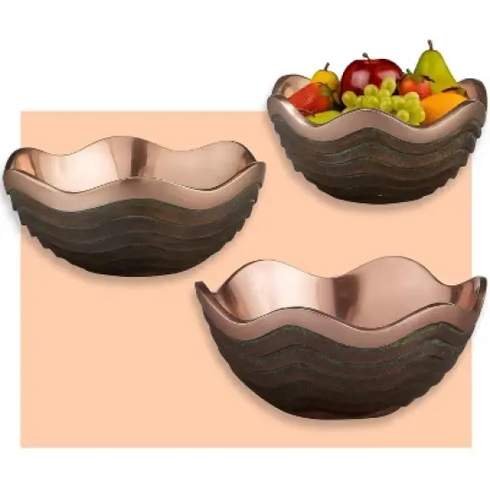 Nambe Copper Canyon Bowl image {6}