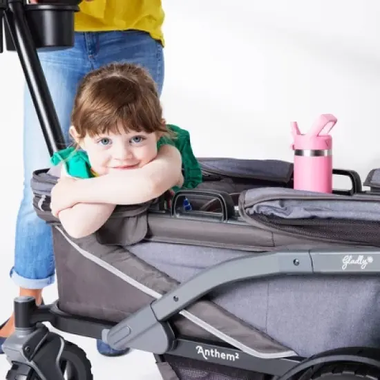 Gladly Family Anthem4 Wagon Stroller - Special Edition Graphite image {3}