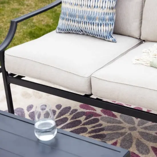 2pc Loveseat & Coffee Table Patio Set - Patio Festival
 image {5}