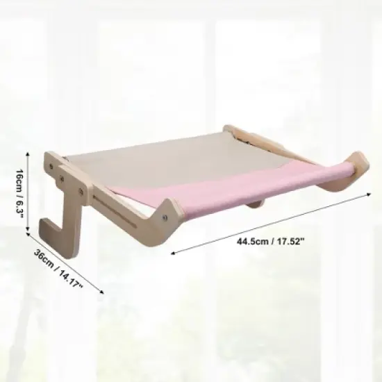 Unique Bargains Cat Window Perch 17.52"x14.17"x6.3" image {1}