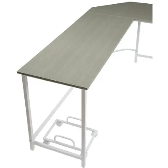 Sapphtopaz Home Office Desks Computer Desk Writing Desk Gaming Desk Office Desk Vanity Table for Home Office, Brown image {1}