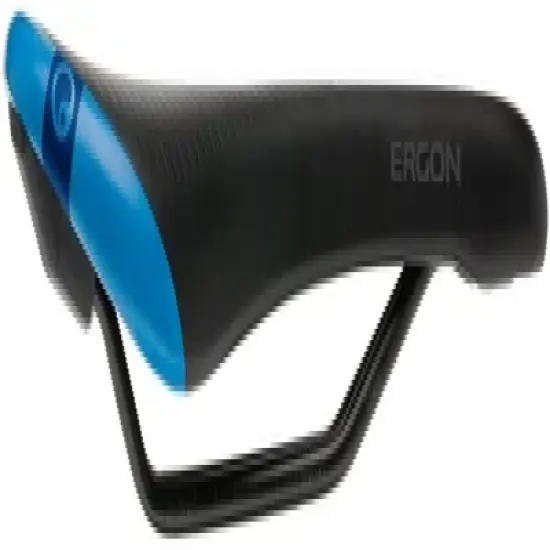 Ergon SM Pro Saddle - Midsummer Blue Rail Material: Titanium Men's Size: S/M image {2}